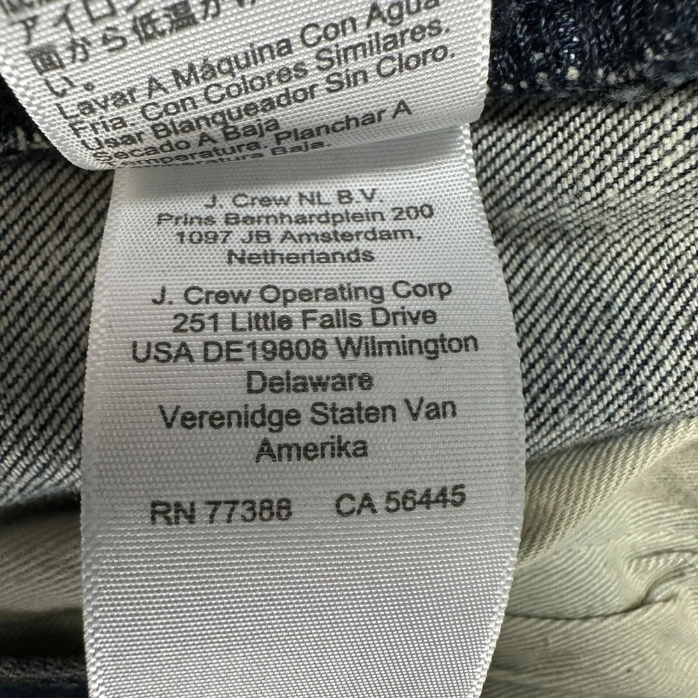 J. Crew Jeans Mens 29x32 Blue 250 Skinny‎ Stretch Denim Every Stitch Considered